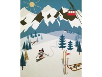 Komar vlies fotótapéta Mickey Alpine 200 cm x 250 cm