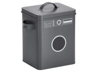Zeller Present mosóportartó-doboz fém Antracit 6 l Zeller Present mosóportartó-doboz fém Antracit 6 l