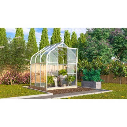Vitavia Orion 3800 melegház 3 mm-es edzett üveg 202 cm x 195 cm alumínium