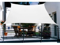 Floracord HDPE balkon-napvitorla krémfehér 270 cm x 140 cm