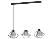 Eglo Vernham függeszték lámpa 3 - as fekete Eglo Vernham függeszték lámpa 3 - as fekete