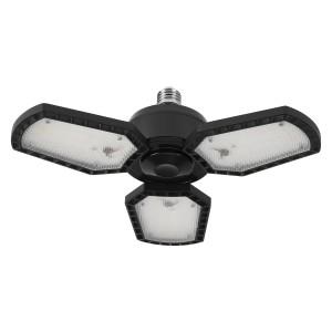 Osram LED izzó E27 Highbay Blade, 40W, fekete, három állítható szárnnyal.