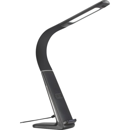 Pulsano asztali LED lámpa fekete kb. 50,5 x 6,5 x 13 cm