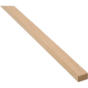 Denpanels záróelem, tölgy természetes, akusztikus panelekhez, MDF fa, 2,7x240 cm.
