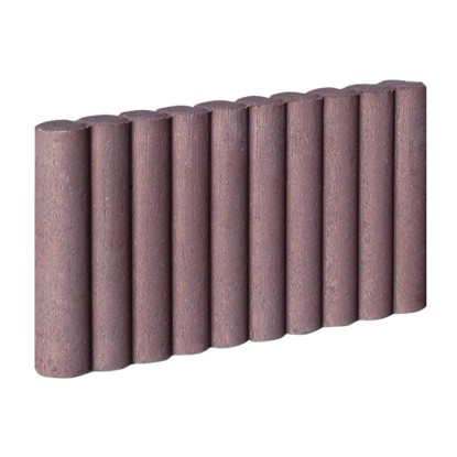 Sorszegély bordás Randfix 47 cm x 6 cm x 25 cm barna