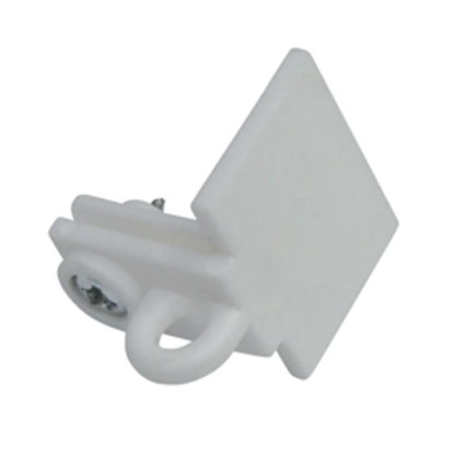 Schöner Wohnen végzáró sapka Emilia alumínium függönysínhez Fehér 2 darab