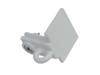 Schöner Wohnen végzáró sapka Emilia alumínium függönysínhez Fehér 2 darab Schöner Wohnen végzáró sapka Emilia alumínium függönysínhez Fehér 2 darab