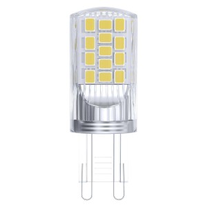 G9 LED izzó átlátszó házzal az energiatakarékos világításhoz.