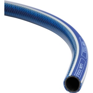 Kék LUX kerti tömlő, 19 mm (3/4 hüvelyk), 50 m, robusztus, 3 rétegű keresztszövettel.
