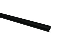 Schöner Wohnen Leon függönyrúd I belső futóval 20 mm átmérő matt Fekete 240 cm
