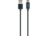 Schwaiger  P4U adatátviteli és töltőkábel USB C - A fekete 2 m