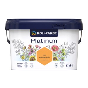 Poli - Farbe Platinum beltéri falfesték diszperziós Barackvirág matt 2,5 l