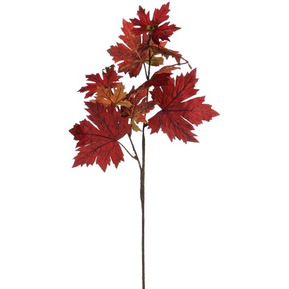 Mica Decorations juharlevél 75 cm sötétvörös