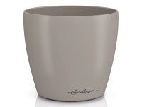 Lechuza kaspó Classico Color 13 cm átmérő x 12 cm homokbarna