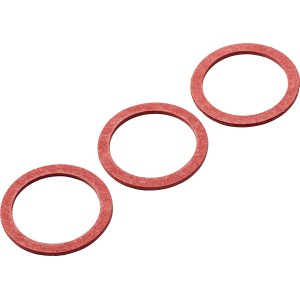 Rostszálas tömítések, 3 darab, Ø 30/38 mm, fűtéshez, szaniterhez és ivóvíz szereléshez.