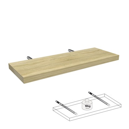Lebegő polc sonoma tölgy 50 cm x 18 cm x 2,5 cm