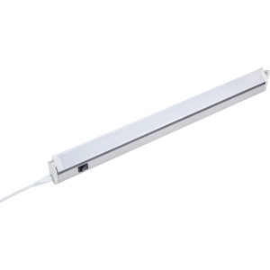 Slim-Line LED pultmegvilágító lámpa, ezüst, 13 W, kábellel és kapcsolóval.