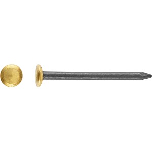 LUX acélszeg rézfejjel, 2 x 25 mm, betonhoz és falazathoz, 20 darab.