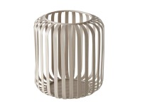 Boltze Home mécsestartó Viki 13 cm átmérő x 15 cm bézs