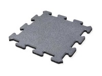 Gumi burkoló lap 500 mm x 500 mm x 25 mm szürke Puzzle