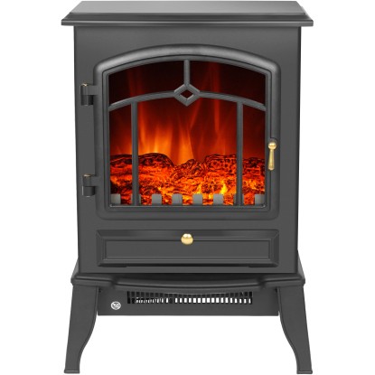 El Fuego Como II elektromos kandalló fekete fűtéssel 2 kW