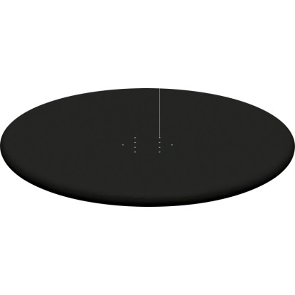 Bestway Flowclear medencetakaró PVC fekete 244 cm átmérő