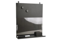 Denpanels polcos mágnestábla akusztikus panelekhez 30,5 cm x 37,5 cm fekete Denpanels polcos mágnestábla akusztikus panelekhez 30,5 cm x 37,5 cm fekete