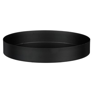 Fekete Mica Decorations Passo tálca, Ø 23,5 cm, ideális gyertyákhoz és dekorációkhoz.