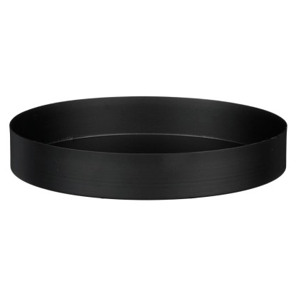 Mica Decorations Passo tálca 3,5 cm x 23,5 cm átmérő Fekete