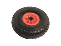 Felfújható kerék felnivel, profillal, átmérő: 260 mm, 100 kg, vörös-fekete Felfújható kerék felnivel, profillal, átmérő: 260 mm, 100 kg, vörös-fekete