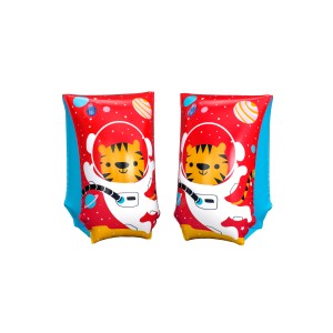 Bestway Astro Tiger úszókarika gyerekeknek (5-12 éveseknek) vicces tigris űrhajós mintával.
