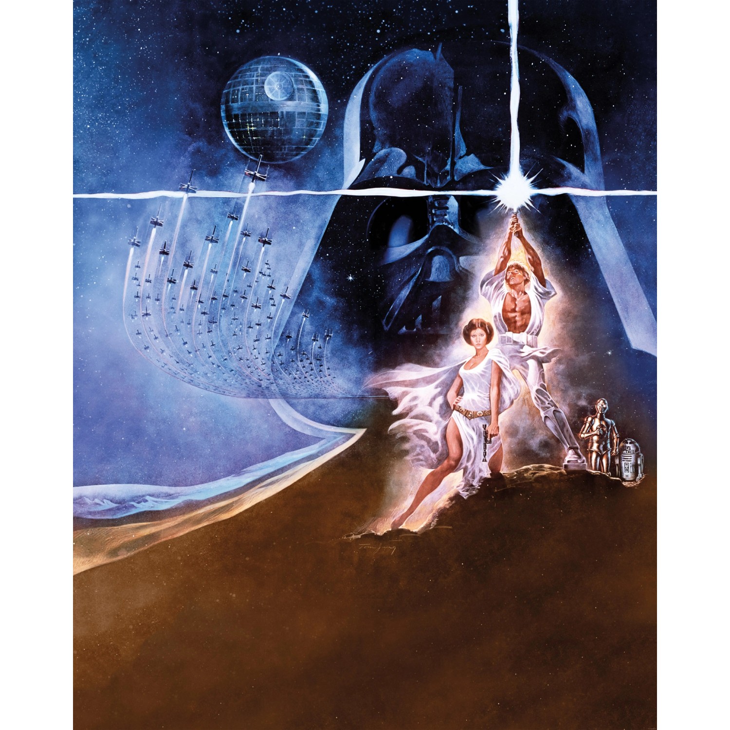 Non-woven photomural Star Wars Poster Classic 2 from Komar