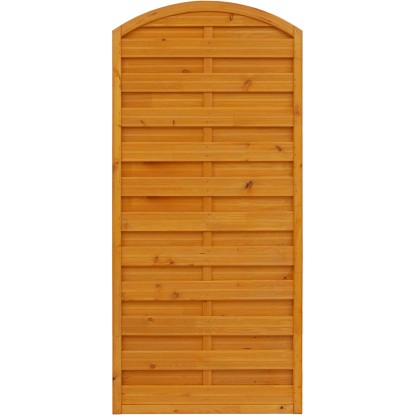 Belátásgátló kerítéselem München fenyőszínek 180/195 cm x 90 cm FSC®