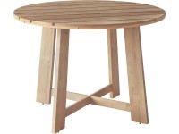 Tanami kerti asztal kerek FSC tíkfa hatású átmérő 110 cm