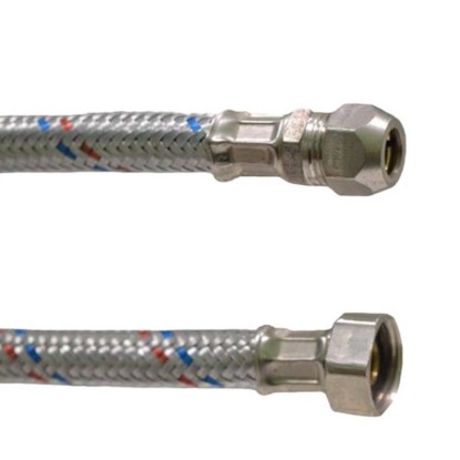 Vízbekötőcső 3/8" roppantós 15 cm