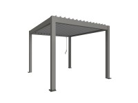 Biohort pergola 255 cm x 312 cm x 367,5 cm kvarcszürke/ezüstmetál Biohort pergola 255 cm x 312 cm x 367,5 cm kvarcszürke/ezüstmetál