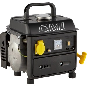 CMI C-G-1100 generátor: Kompakt áramfejlesztő 750 W teljesítménnyel és túlterhelés védelemmel.