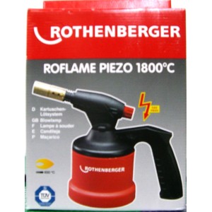 Rothenberger Industrial RoFlame forrasztólámpa piezo gyújtással dobozban.