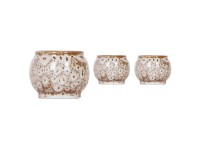 Safari kerámiakaspó 6 cm x 5 cm Bézs