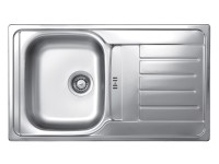 OBI Quadra Basic 86 beépíthető mosogató rozsdamentes acél modern OBI Quadra Basic 86 beépíthető mosogató rozsdamentes acél modern