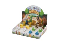 LED-es állatfigurás kulcstartó többféle