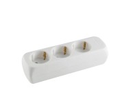 Hálózati elosztó szerelhető 3 aljzat Hálózati elosztó szerelhető 3 aljzat