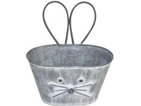 Boltze virágcserép 11,5 cm x 15,5 cm x 21 cm cink