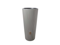 4rain VASO DECOR 2 az 1-ben esővíztartály 220 l cinkszürke
