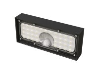 Emos LED Solar lámpatest fekete BRIXO PIR, 900lm IP65 természetes fehér