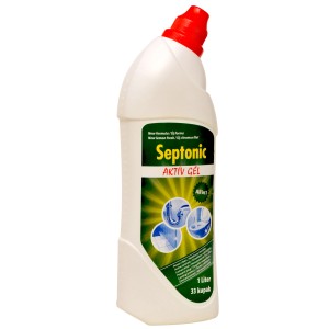 Septonic Aktív Gél, 1 liter, a szaniter tisztításhoz.