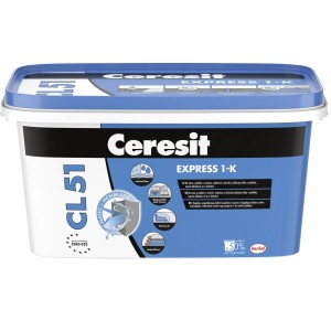 Ceresit CL 51 Express 1-K tömítőanyag vödörben, épületszigeteléshez alkalmas.