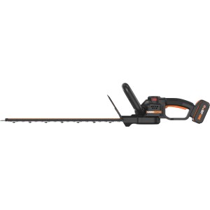 Worx Nitro WG263E akkus sövénynyíró, fekete és narancssárga.