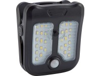 Napelemes LED-es kerti lámpa fekete csipesszel