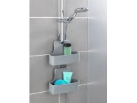 Wenko Barcelona zuhanypolc szürke műanyag TPE 26 cm x 24 cm x 9 cm szürke Wenko Barcelona zuhanypolc szürke műanyag TPE 26 cm x 24 cm x 9 cm szürke